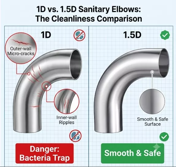 90° Sanitary Elbow