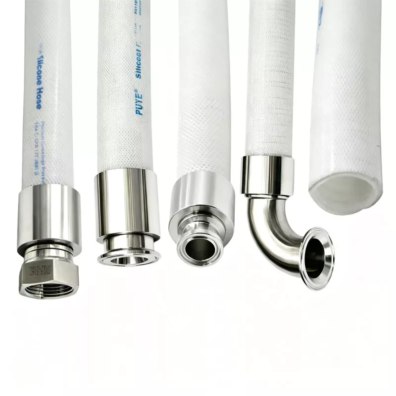 Flexible Tri-Clamp-Schlauchverschraubung und Crimp